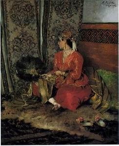 unknow artist Arab or Arabic people and life. Orientalism oil paintings  225 Germany oil painting art